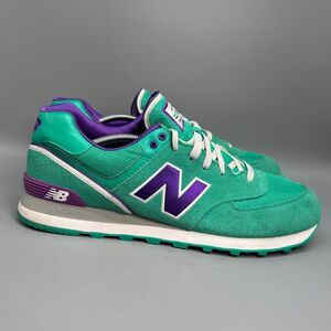 New Balance 574 Encap Mens Size 13 Teal Purple Low Top Athletic Running Sneakers